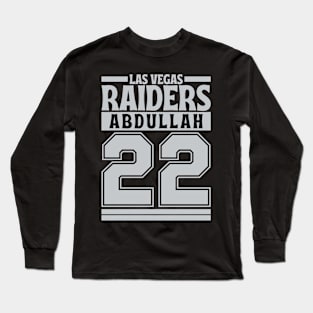 Las Vegas Raiders Abdullah 22 Edition 3 Long Sleeve T-Shirt